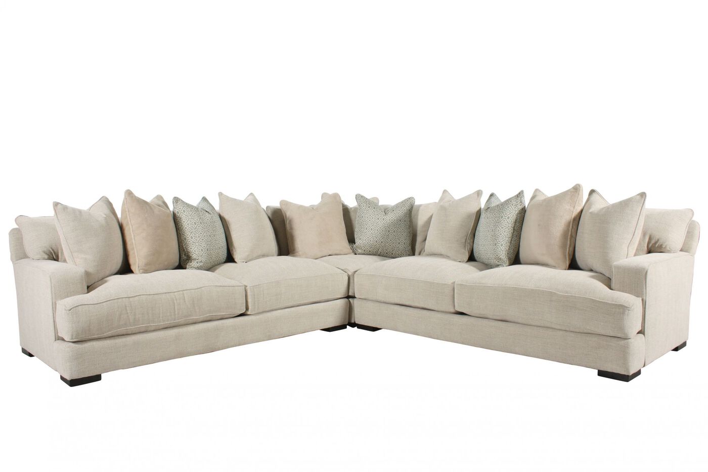 Jonathan Louis Matthew ThreePiece Sectional Mathis Brothers Furniture